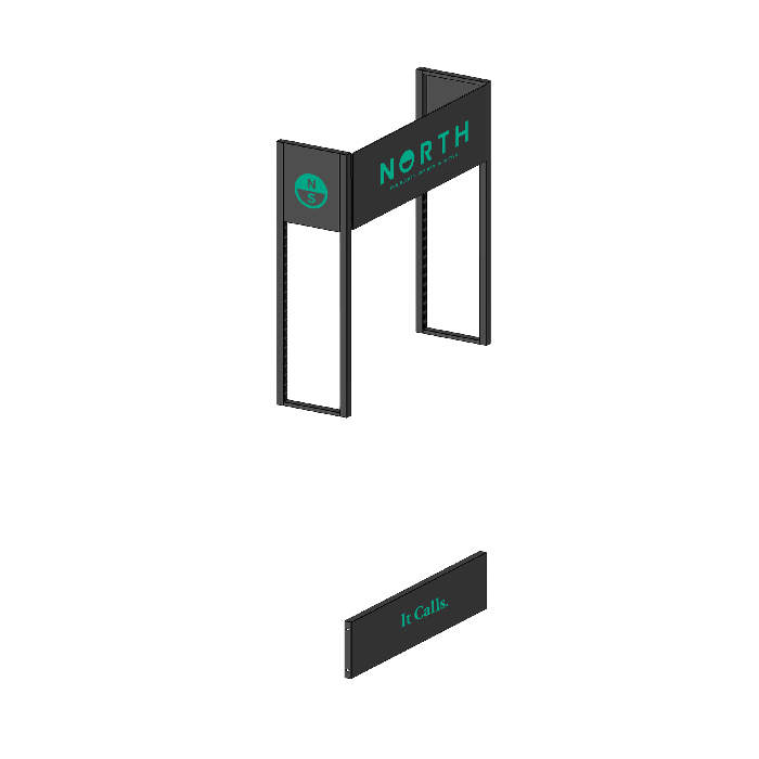 North Universal Display Stand Branding Pack