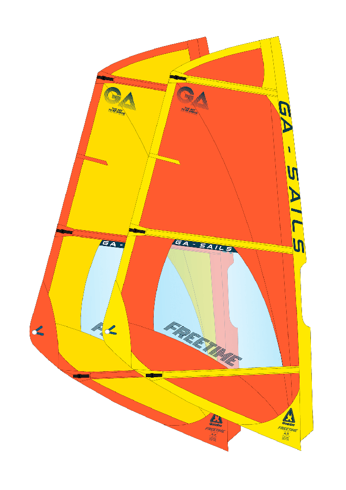 GA Sails Windsurf Segel Rigg Freetime complete Rig 2026