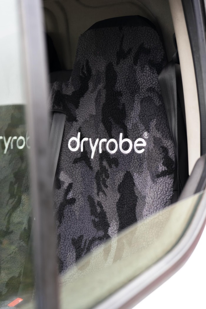 DRYROBE Auto Sitzbezug Einzelsitz Camo Schwarz