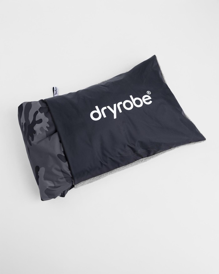 DRYROBE Kissenbezug Schwarz Grau