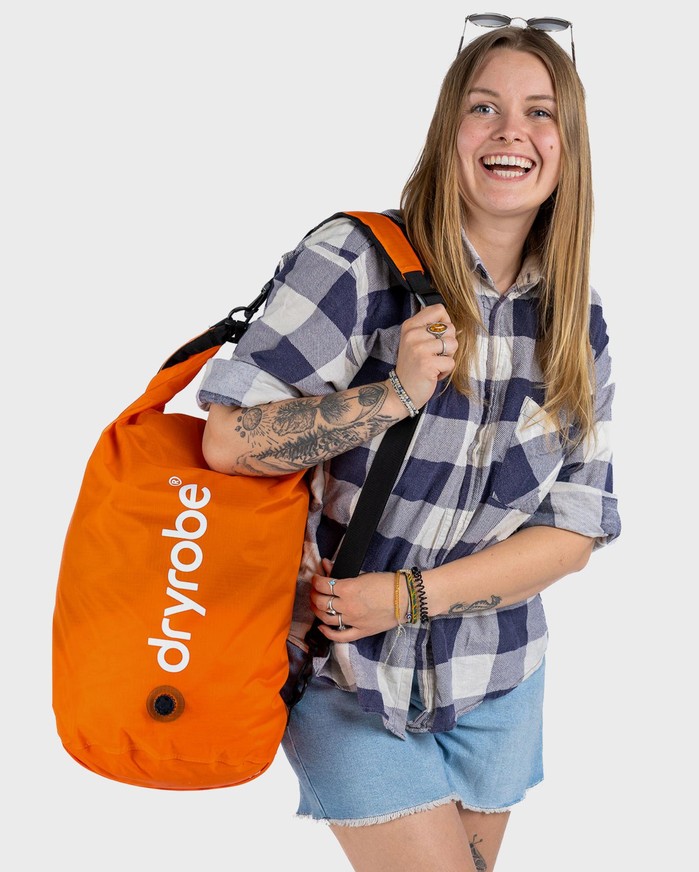 DRYROBE wasserdichter Packsack Drybag Orange