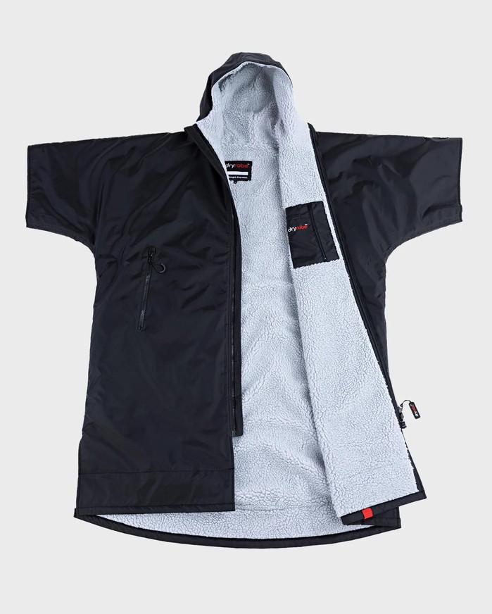 DRYROBE Advance Short Sleeve Schwarz Grau