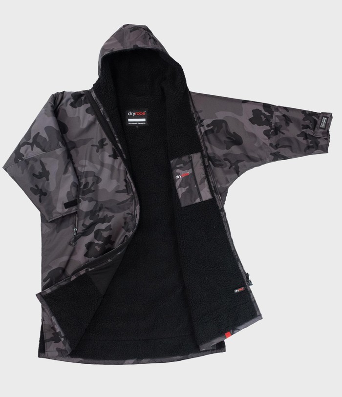 DRYROBE Advance Long Sleeve Schwarz Camo