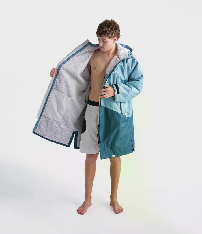 DRYROBE Advance Long Sleeve Blau Hellgrau