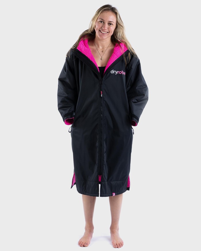 DRYROBE Advance Long Sleeve Schwarz Pink