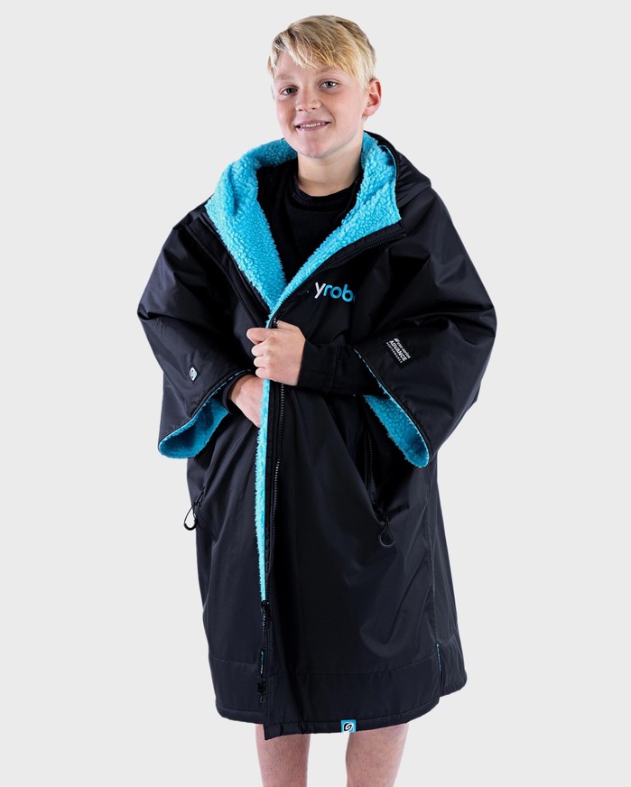 DRYROBE Advance Short Sleeve KIDS Schwarz