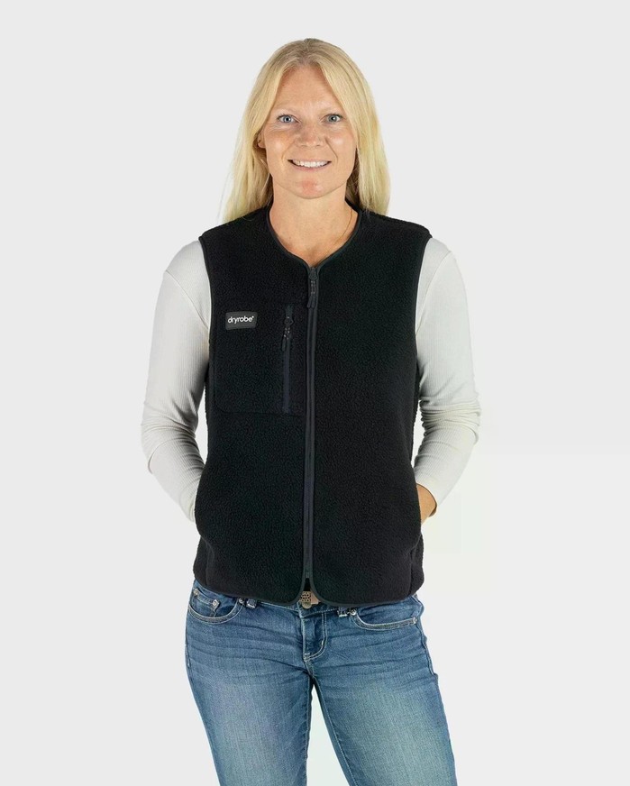 DRYROBE Thermo Weste Gillet unisex Schwarz