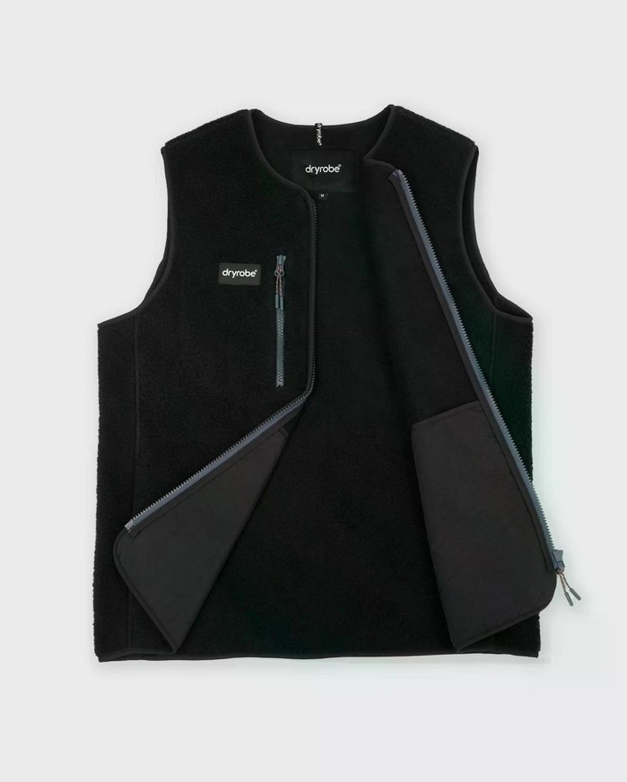 DRYROBE Thermo Weste Gillet unisex Schwarz