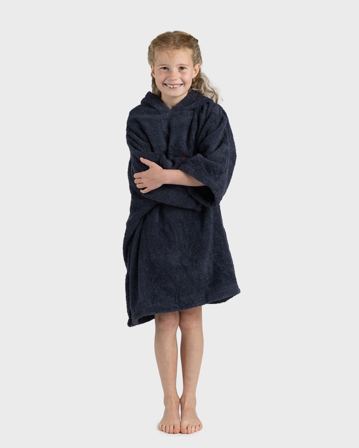 DRYROBE Handtuchmantel Bio KIDS Navy