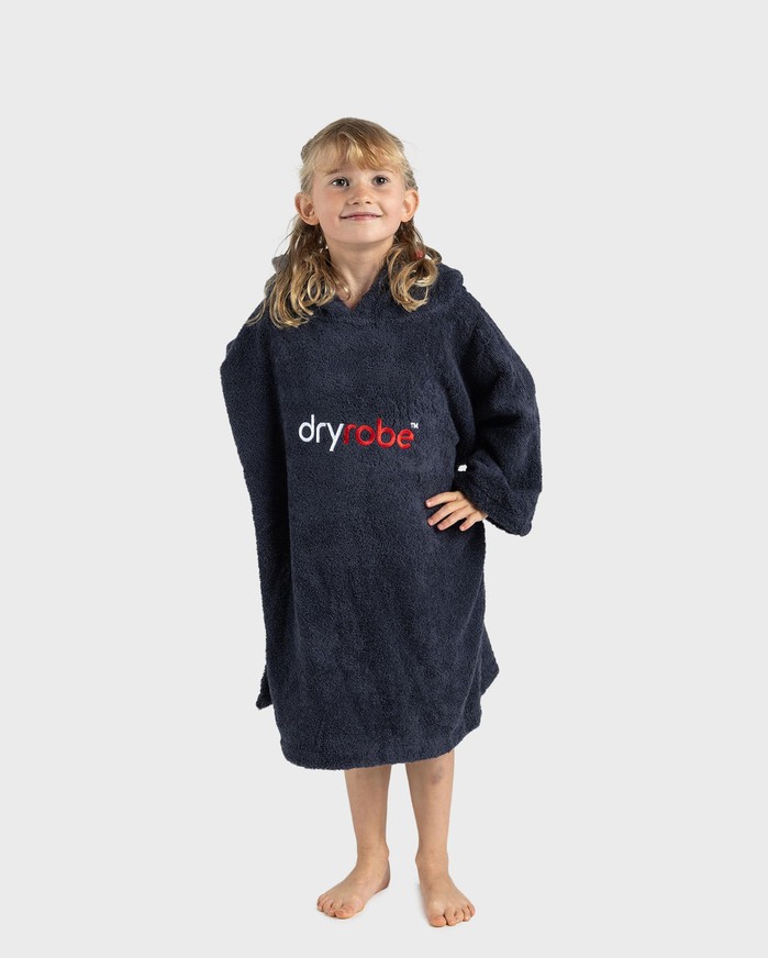 DRYROBE Handtuchmantel Bio KIDS Navy