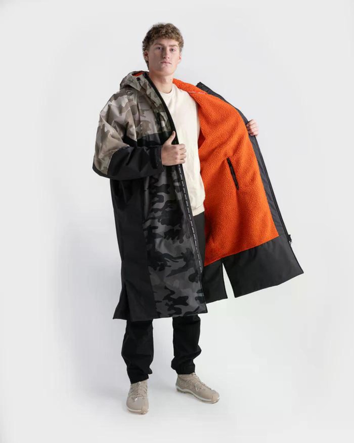 DRYROBE Nexus Long Sleeve Dual Camo Orange