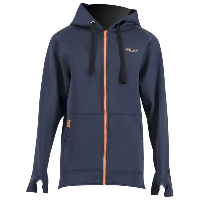 PROLIMIT SUP Neo Zipped Hoody 1.5mm SlBk/Or Slateblack