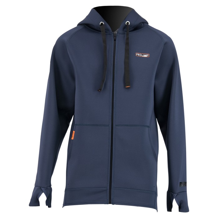 PROLIMIT SUP Neo Zipped Hoody 1.5mm SlBk/Or Slateblack