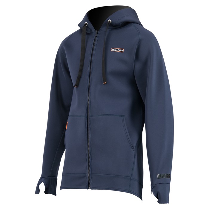PROLIMIT SUP Neo Zipped Hoody 1.5mm SlBk/Or Slateblack