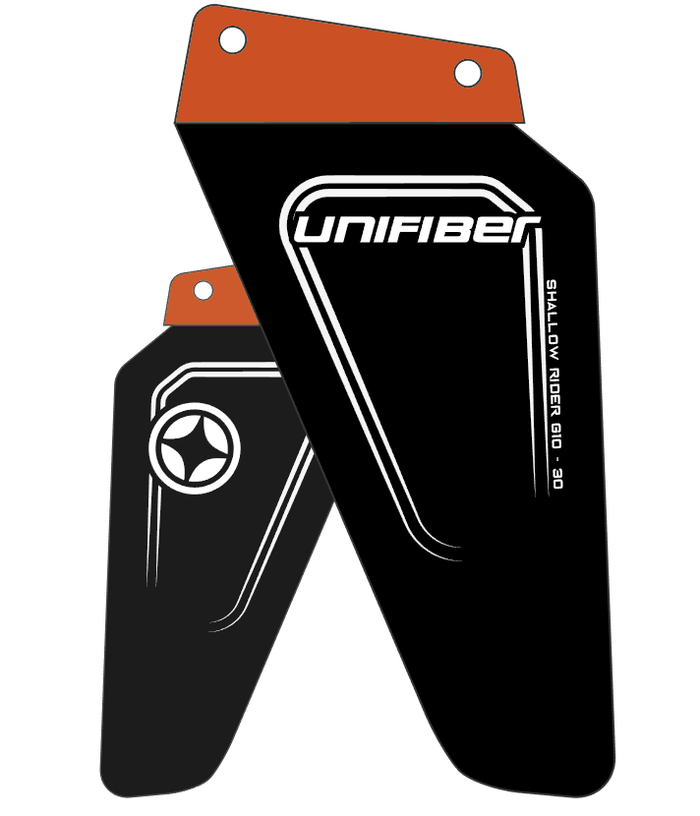 Unifiber Windsurf Finne Shallow Rider G10