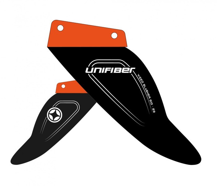 Unifiber Windsurf Finne Weed Slasher Bump & Jump G10 Seegras