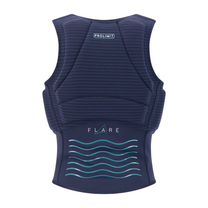 PROLIMIT Womens Flare Vest Half Padded Side Zip Navy/Turquise 2024