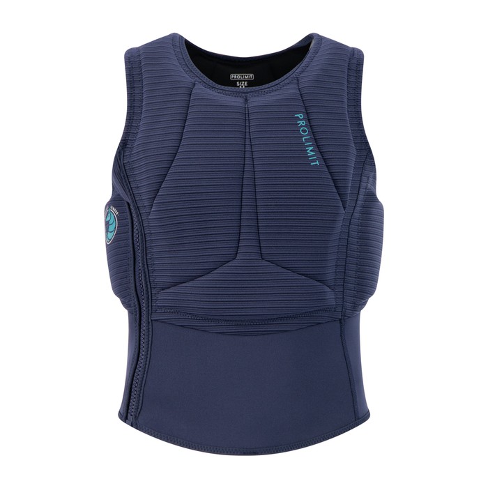 PROLIMIT Womens Flare Vest Half Padded Side Zip Navy/Turquise 2024