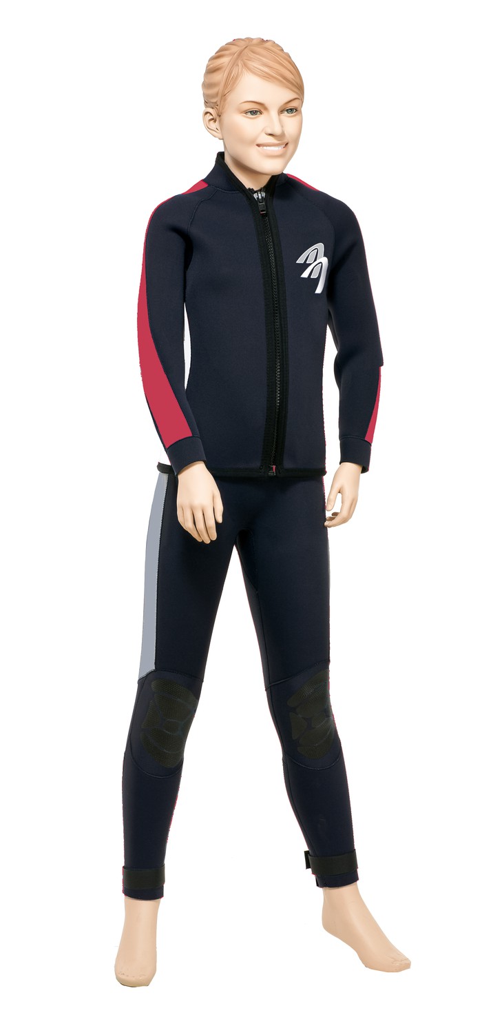 Ascan Long John + Bolero Junior Kombination Neoprenanzug
