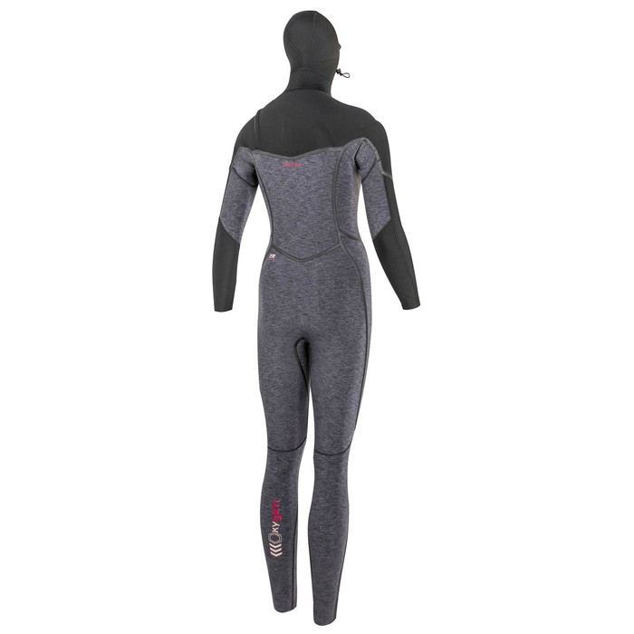 PROLIMIT Neoprenanzug Oxygen TR Steamer Hooded 6/4 DL FTM Black/Wine Damen Langarm 2024