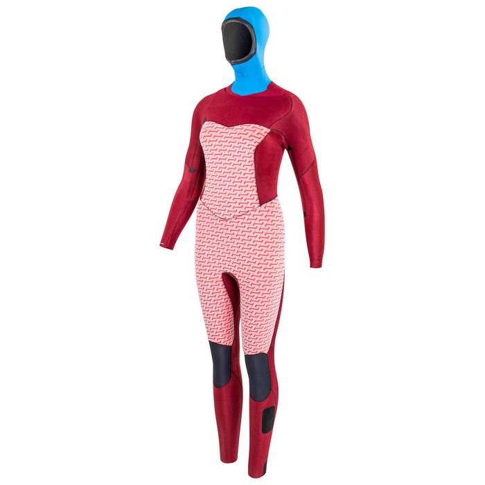 PROLIMIT Neoprenanzug Oxygen TR Steamer Hooded 6/4 DL FTM Black/Wine Damen Langarm 2024