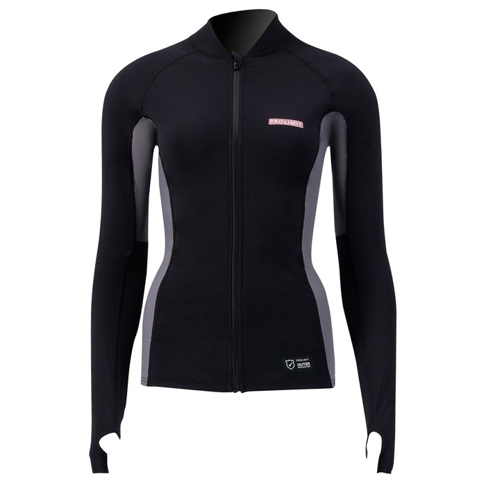 PROLIMIT Wmns SUP Top Convertible Black/Light Grey Damen