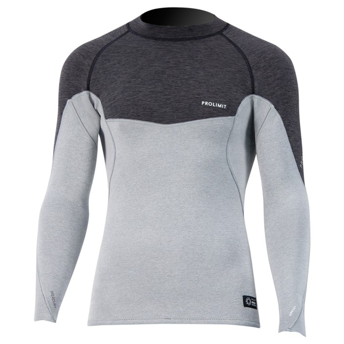 PROLIMIT Neopren Top Mercury 2mm Black/Grey Herren Langarm 2024