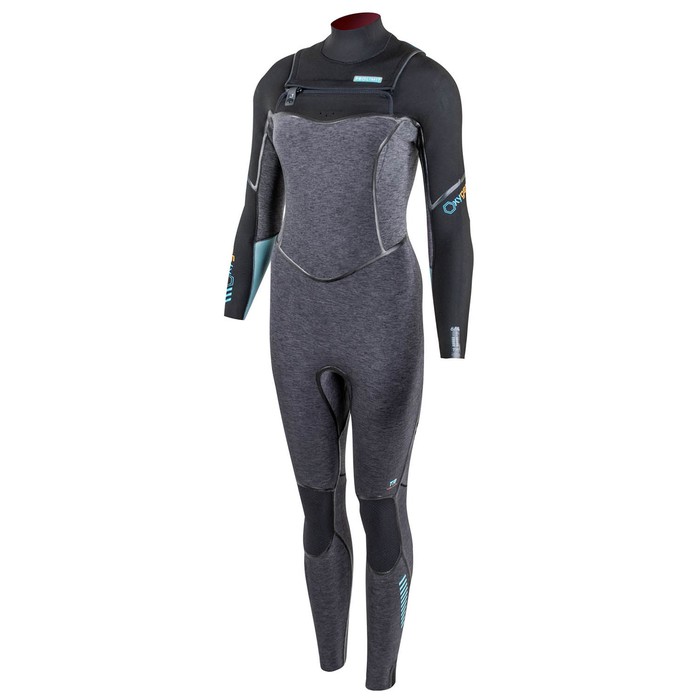 PROLIMIT Neoprenanzug Oxygen TR Steamer 6/4 Freezip DL FTM Black/Turqoise Damen Langarm 2024