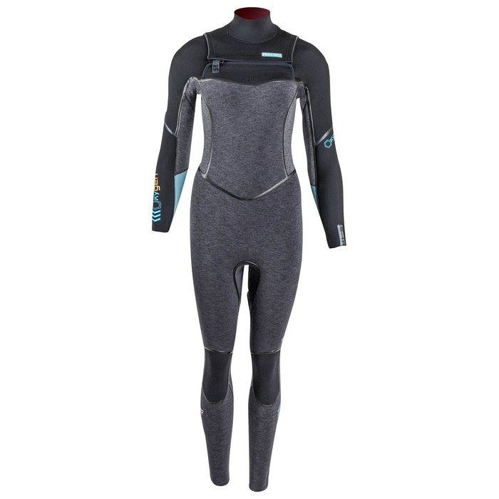 PROLIMIT Neoprenanzug Oxygen TR Steamer 6/4 Freezip DL FTM Black/Turqoise Damen Langarm 2024