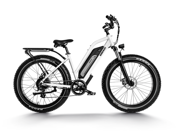 Himiway E-Bike D3 Cruiser Step Thru All Terrain Bike Pedelec Weiß inklusive Akku