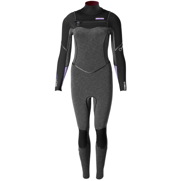 PROLIMIT Neoprenanzug Oxygen Steamer Freezip 6/4 Thermal Rebound - FTM Black/Lavender Damen Langarm 2024
