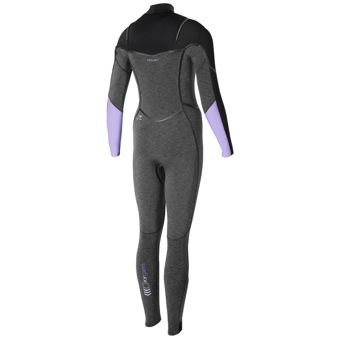 PROLIMIT Neoprenanzug Oxygen Steamer Freezip 5/3 Thermal Rebound - FTM Black/Lavender Damen Langarm 2024