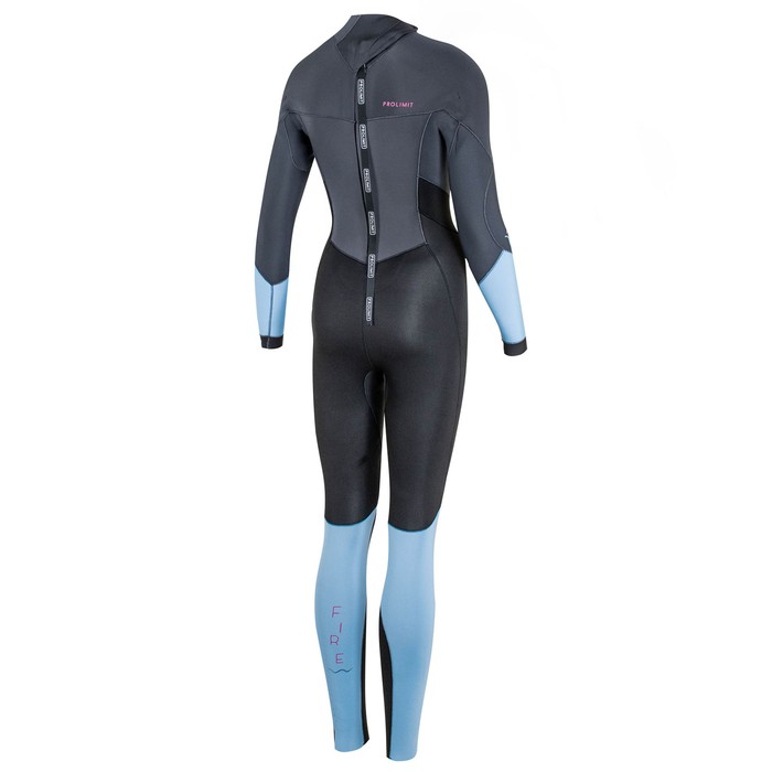 PROLIMIT Neoprenanzug Fire Steamer 5/3 DL GBS Black/DustyBlue/AcidPink Damen Langarm 2024