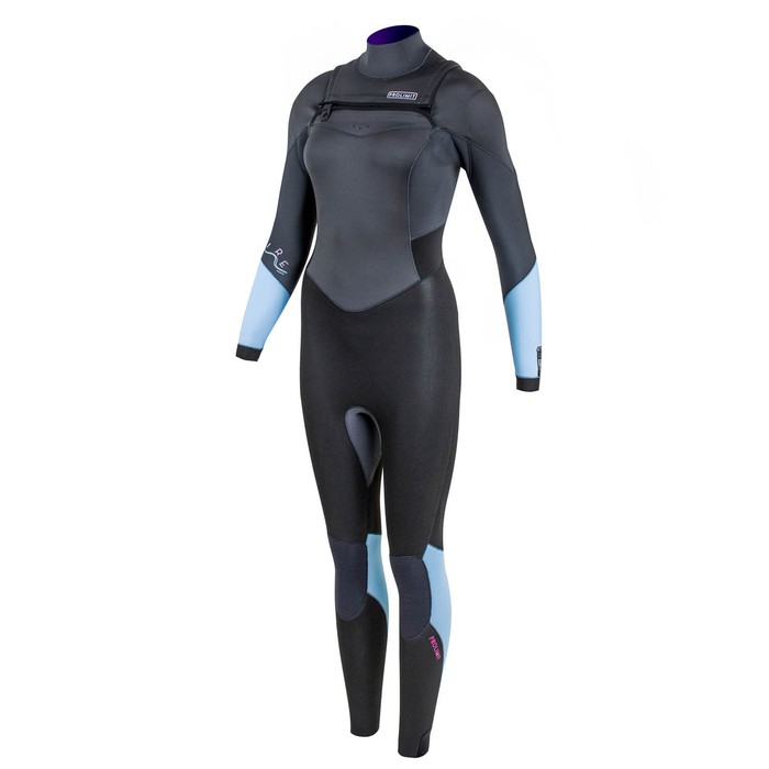 PROLIMIT Neoprenanzug Fire Freezip Steamer 5/3 DL GBS Black/DustyBlue/AcidPink Damen Langarm 2024