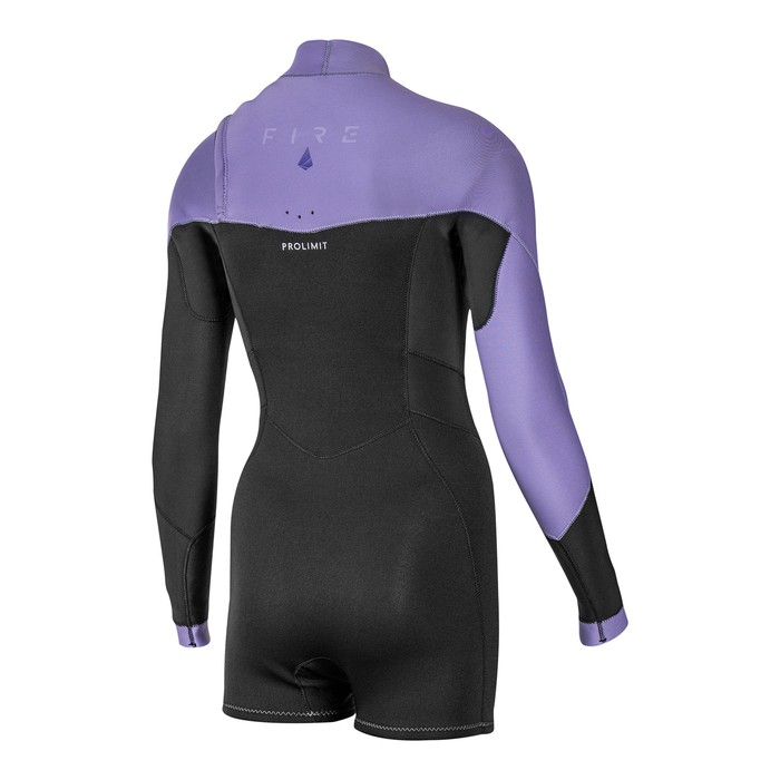 PROLIMIT Neoprenanzug Fire Sunset Shorty Free-X 3/2 - FL Lavender/Black Damen Langarm 2024