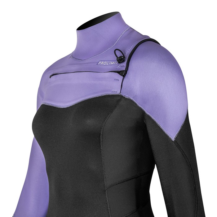 PROLIMIT Neoprenanzug Fire Sunset Shorty Free-X 3/2 - FL Lavender/Black Damen Langarm 2024