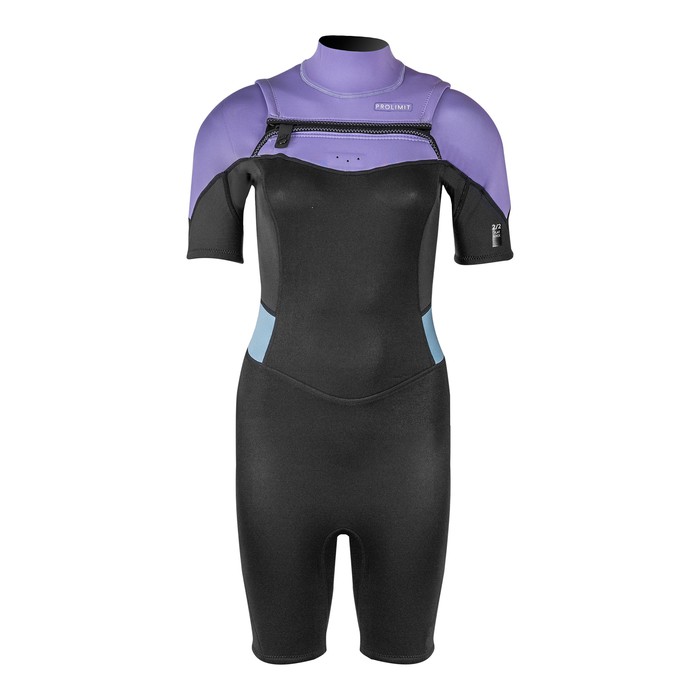 PROLIMIT Neoprenanzug Fire Shorty Freezip 2/2 Q-lining - FL Lavender/Black Damen 2024