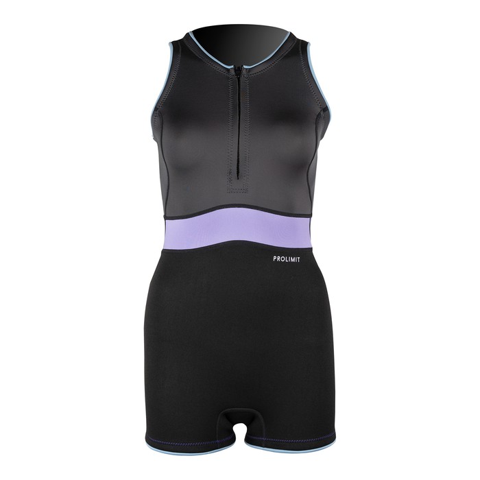 PROLIMIT Neoprenanzug Fire Sleeveless Shorty Frontzip 2/2 Q-lining - FL Lavender/Black Damen 2024