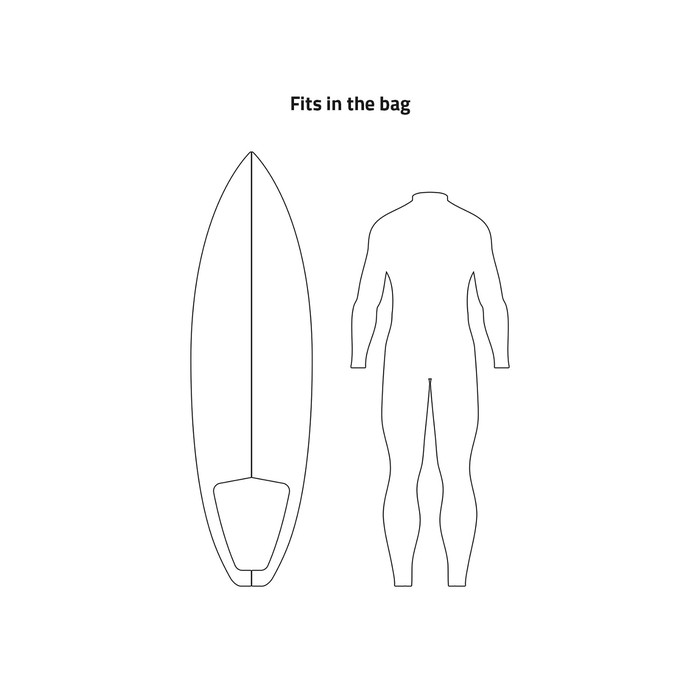 PROLIMIT Boardbag Foil Surf/Kite Black/Grey