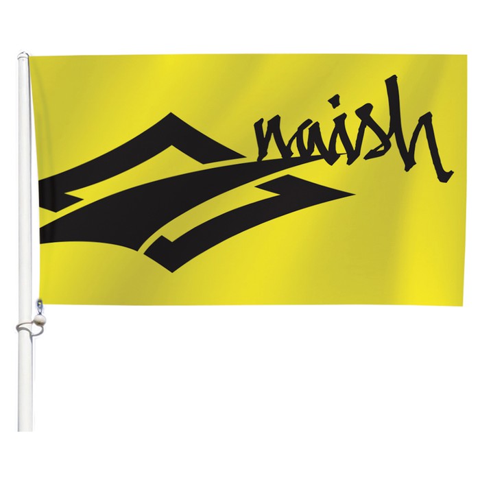 Naish Flag - Diamond Script - Yellow