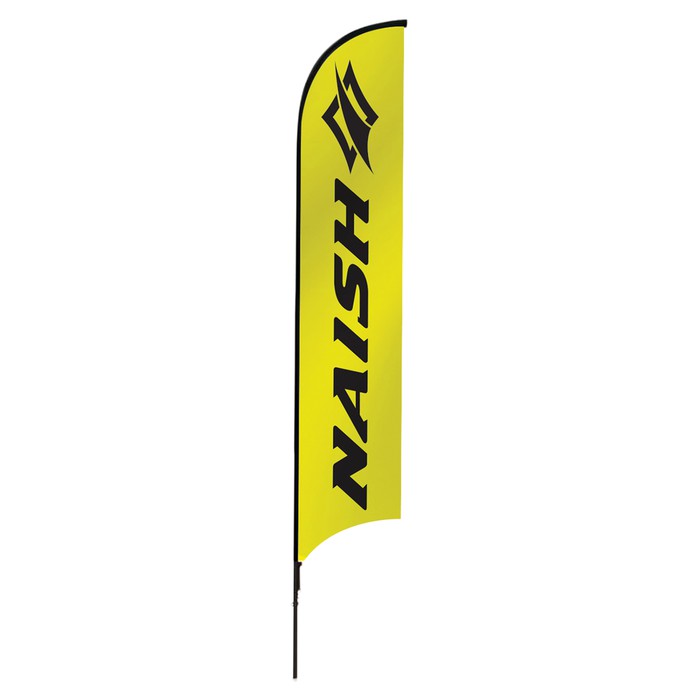 Naish Flag - Beach Flag & Frame 90cm x 450cm - Yellow