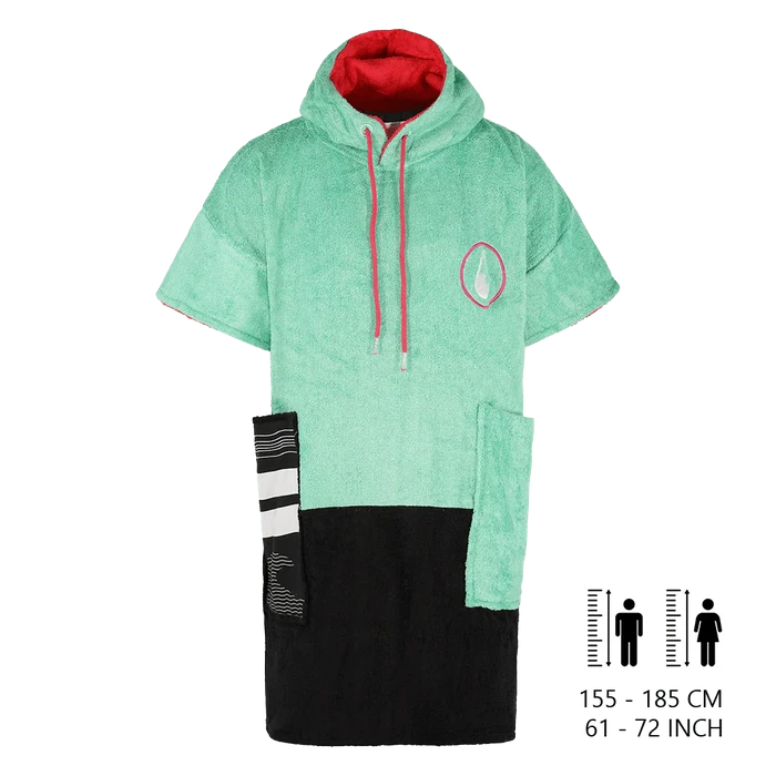 Wave Hawaii Bambus Poncho Dos - Größe S
