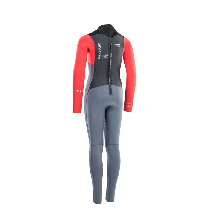ION Neoprenanzug Capture 5/4 Back Zip Kinder Langarm 2025