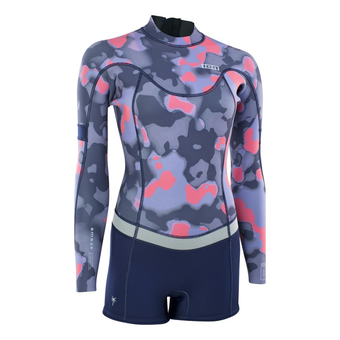 ION Neoprenanzug Amaze Shorty 2.0 LS Back Zip Damen Langarm 2023