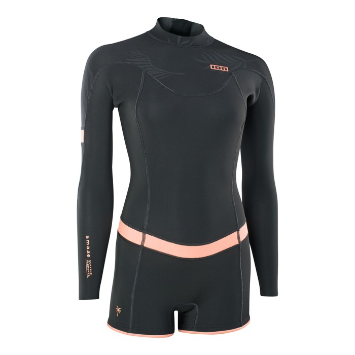 ION Neoprenanzug Amaze Shorty 2.0 LS Back Zip Damen Langarm 2023