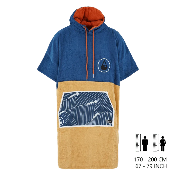 Wave Hawaii Bamboo Beachponcho Flow - Größe L