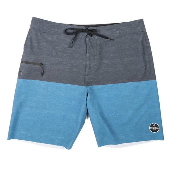 Xcel Board Shorts Infiniti 18.5" Heather Black/Blue Herren 2024