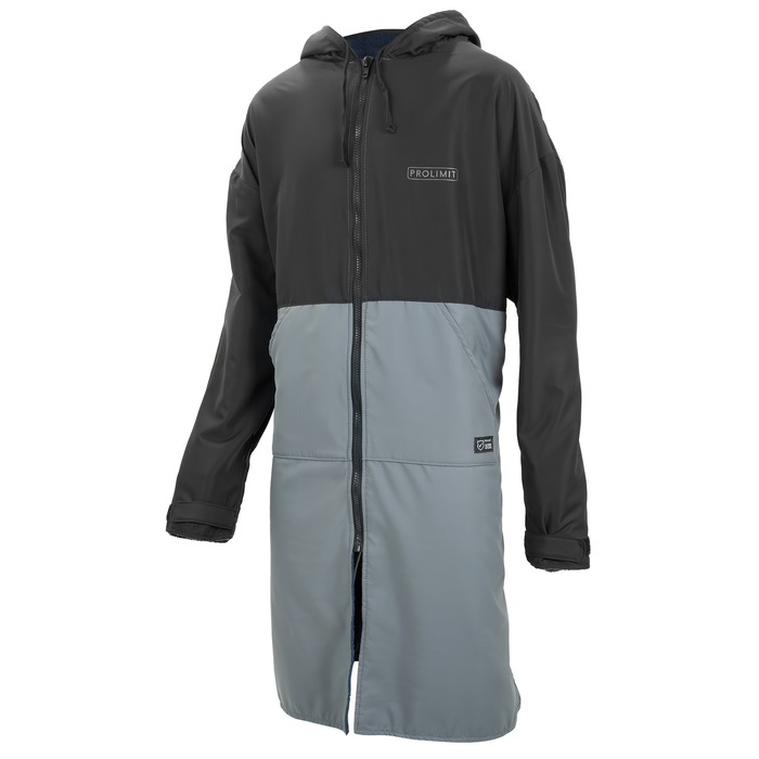 PROLIMIT Water repellant Poncho Frontzip Extreme Black/Grey
