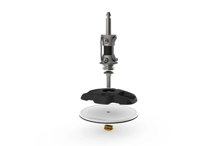 Unifiber Windsurf Mastfuß Baseplate Tendon Joint Essentials (U-Pin)