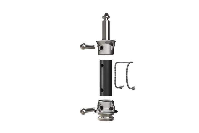 Unifiber Windsurf Mastfuß Baseplate Tendon Joint Essentials (U-Pin)